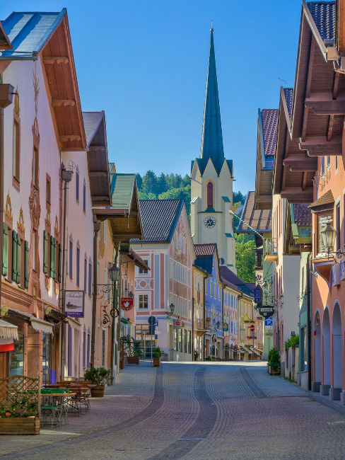 Spaziergang durch Garmisch-Partenkirchen