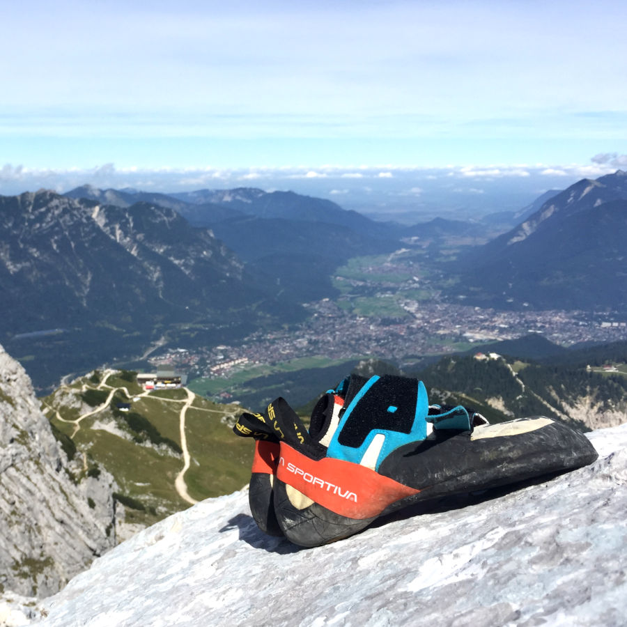Der Badersee-Blog: Klettern an der Alpspitze