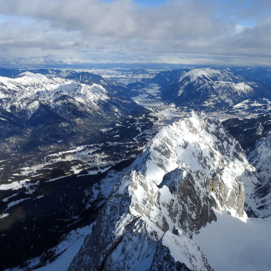 Badersee Blog: Tobogganing On Mount Zugspitze