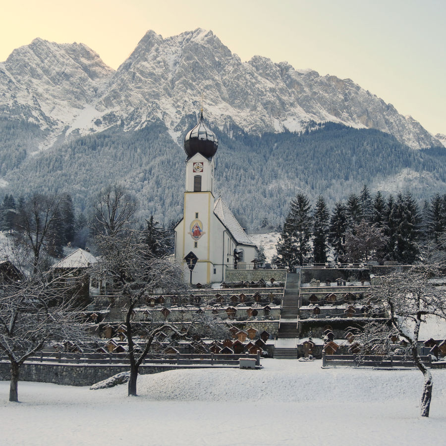 Der Badersee-Blog: Winterwanderung in Grainau mit Zugspitzbesuch
