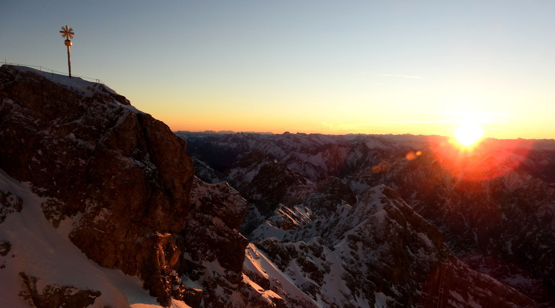Der Badersee-Blog: Sonnenaufgang auf der Zugspitze