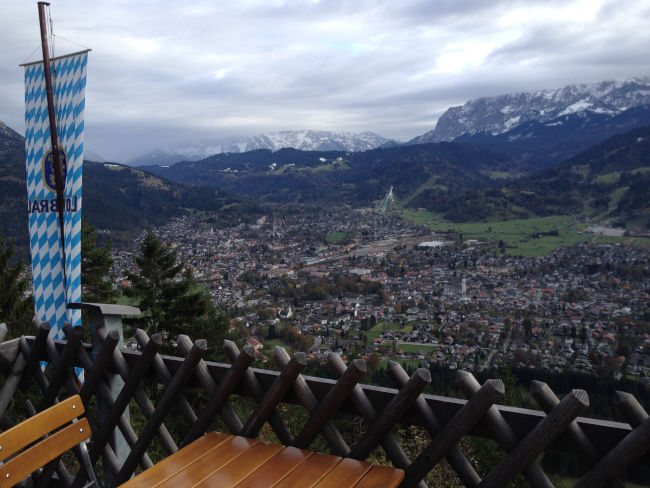 Spaziergang durch Garmisch-Partenkirchen