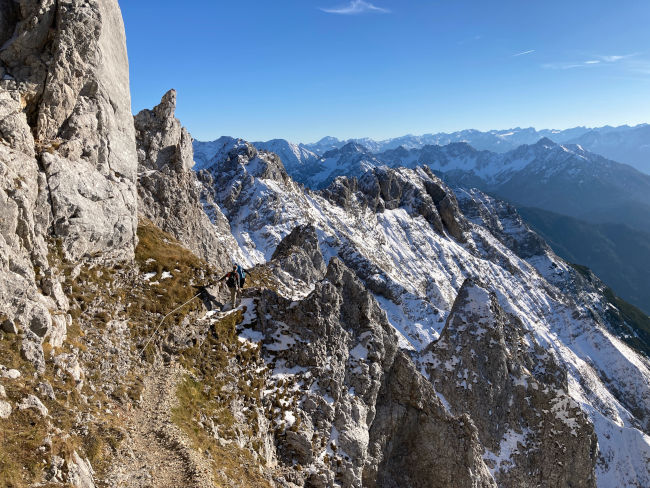 badersee blog mittenwalder klettersteig herbst 69