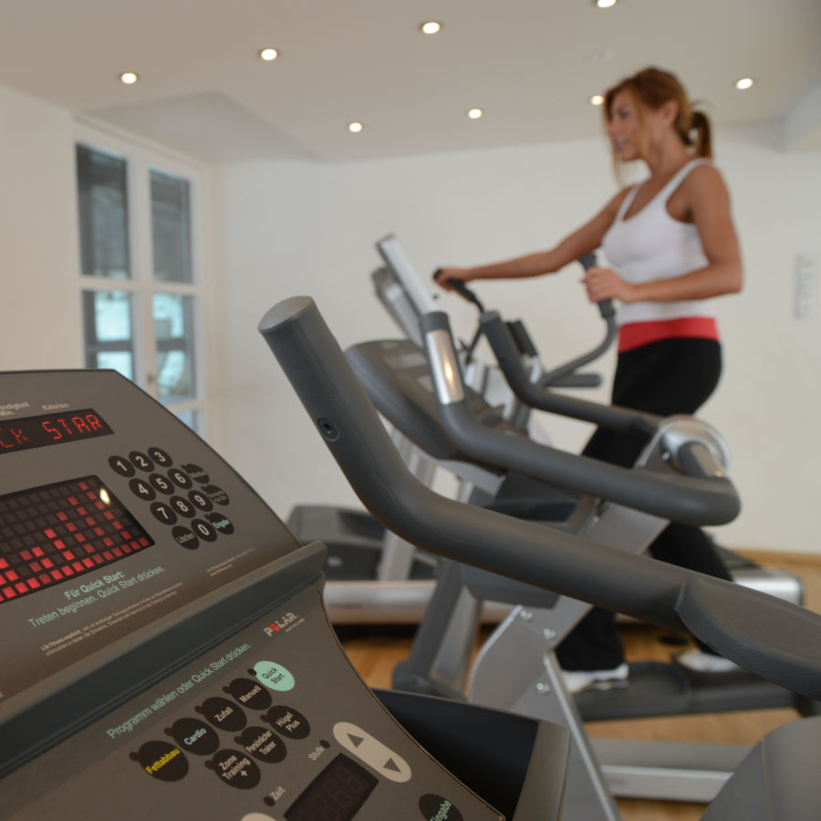 Hotel am Badersee - Fitness room at Landhaus Spa