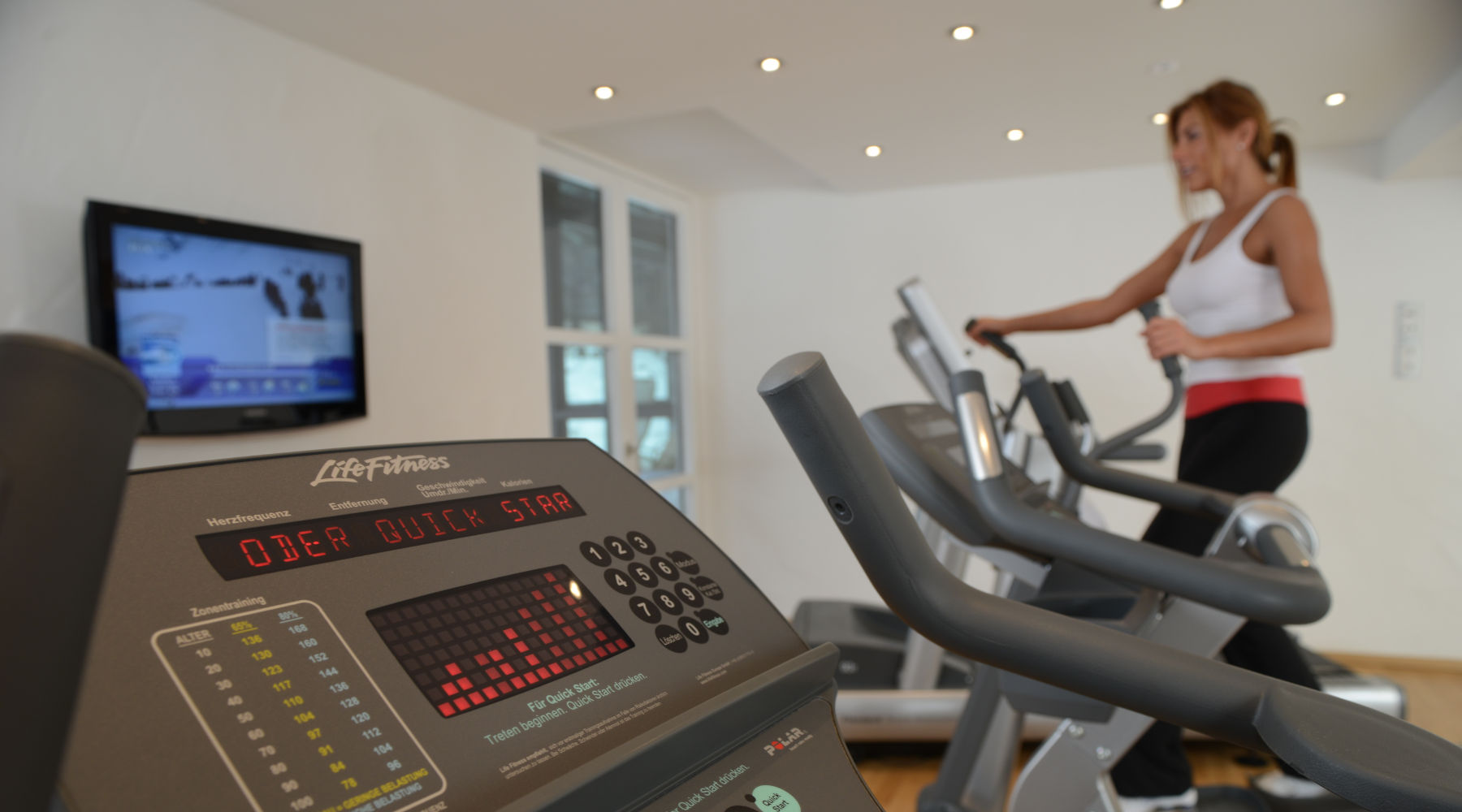 Hotel am Badersee - Fitness room at Landhaus Spa