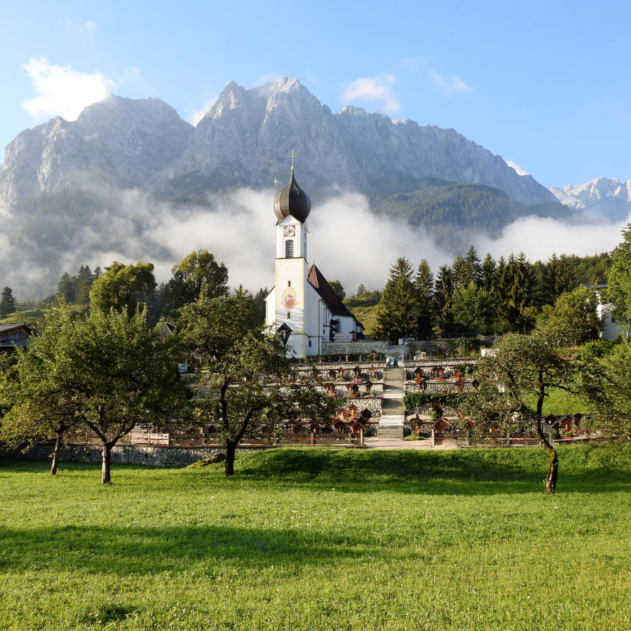 The Alpine Village Of Grainau