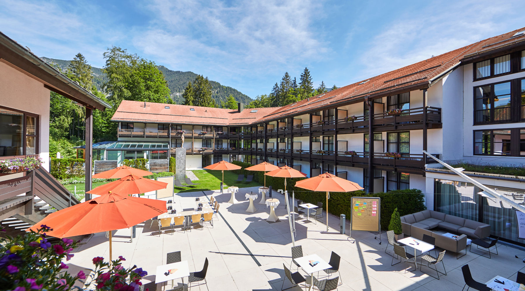 Tagen im Hotel am Badersee - Tagen im Freien