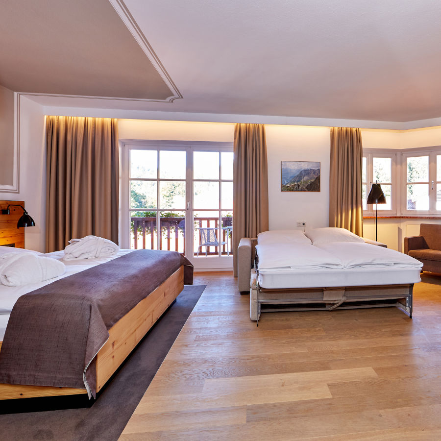 Seehaus-Familienzimmer im Hotel am Badersee